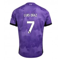 Dres Liverpool Luis Diaz #7 Rezervni 2023-24 Kratak Rukav